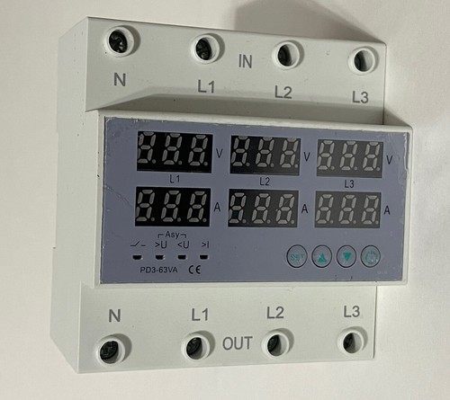 Phase din rail voltmeter - 3,
