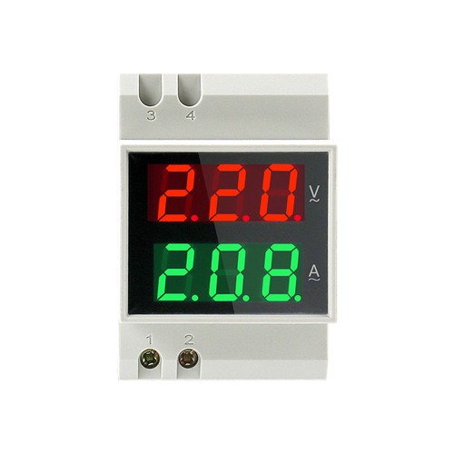 Din rail voltmeter ammeter - rail,