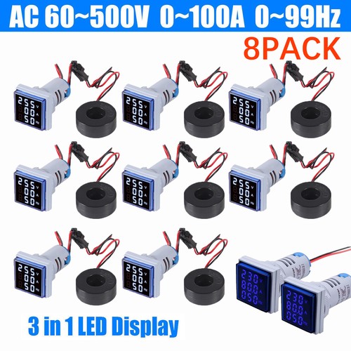 8pcs 500v 100a 22mm 3 - ac, 60-500v