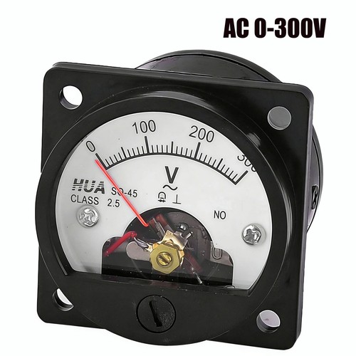 300v round analog panel - ac,